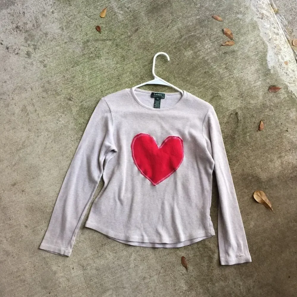 Reworked Ralph Lauren Long Sleeve Stretchy Top.-MA3